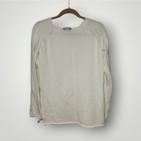 Zara Knit creme knit sweater Medium - Picture 5 of 10
